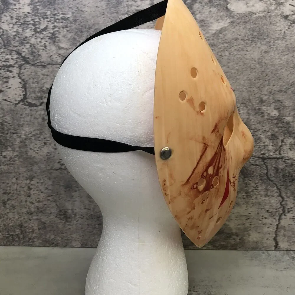 HALLOWEEN HORROR MASK FRIDAY THE 13TH JASON VOORHEES PLASTIC HOCKEY